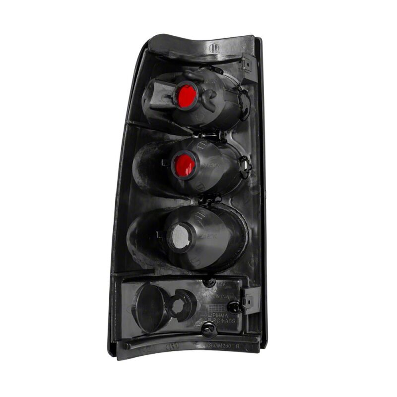 Raxiom 03-06 Chevrolet Silverado 1500 Fleetside Axial Series Tail Lights- Black- Smoked Lens