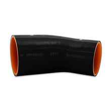 Cargar imagen en el visor de la galería, Mishimoto Silicone Reducer Coupler 45 Degree 3in to 4in - Black