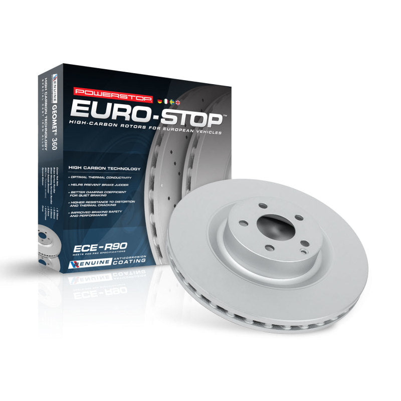 Power Stop 94-97 Volvo 850 Front Evolution High Carbon Geomet Coated Rotor