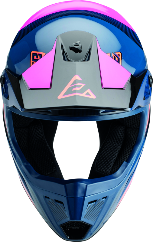 Answer AR1 Vendetta Helmet Dark Blue/Rhodamine/Orange Youth - Small