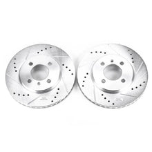 Cargar imagen en el visor de la galería, Power Stop 1991 BMW 318i Front Evolution Drilled &amp; Slotted Rotors - Pair