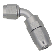 Cargar imagen en el visor de la galería, DeatschWerks 6AN Female Flare Swivel 60-Degree Hose End CPE Anodized DW Titanium