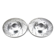 Load image into Gallery viewer, Power Stop 98-99 Acura CL Front Evolution Drilled &amp; Slotted Rotors - Pair