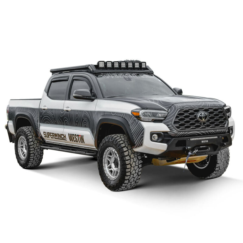 Westin 05-23 Toyota Tacoma Rock Slider - Textured Black