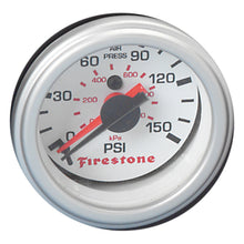 Cargar imagen en el visor de la galería, Firestone Replacement Pressure Gauge - White Face Dual GA Only (For PN 2241 / 2260) (WR17609201)