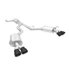 Stainless Works 20-24 Ford Explorer Catback - Black Tips