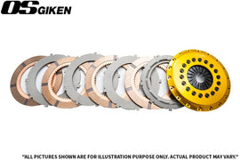 OS Giken 93-98 Toyota Supra JZA80 R Quad Plate w/Floating Center Hub Clutch