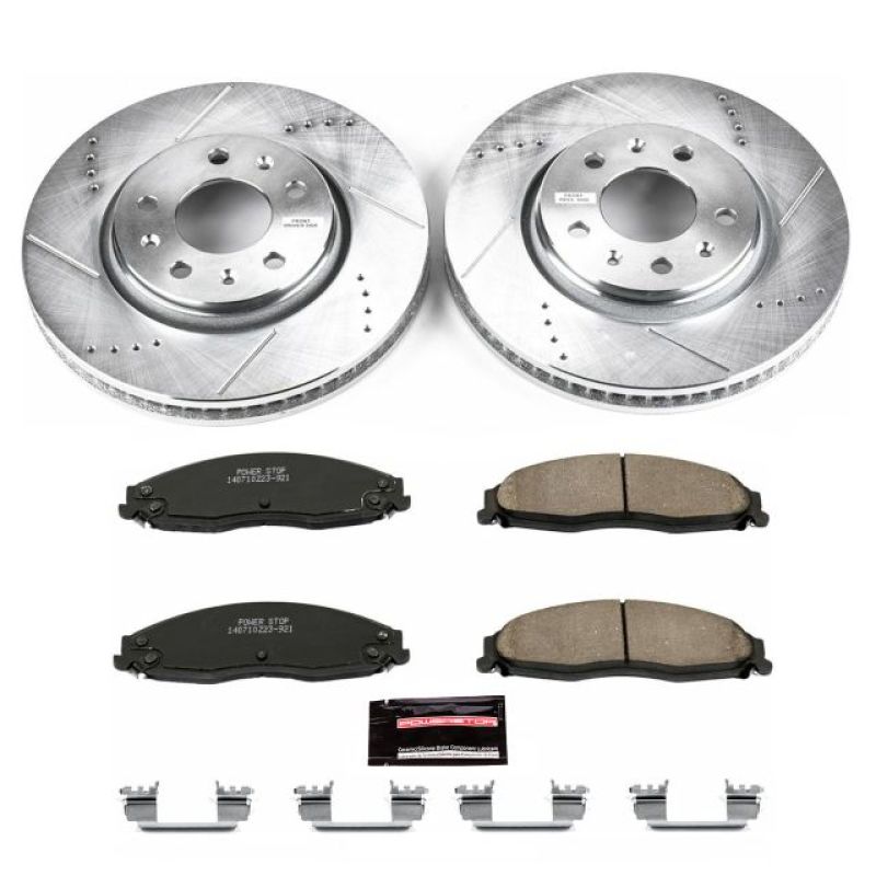 Power Stop 03-05 Cadillac CTS Front Z23 Evolution Sport Brake Kit