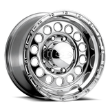 Raceline 887 Rock Crusher 16x8in / 8x165.1 BP / -20mm Offset / 130.81mm Bore - Polished Wheel