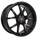 Enkei M52 18x8 32mm Offset 5x120 Bolt Pattern 72.6mm Bore Dia Matte Black Wheel