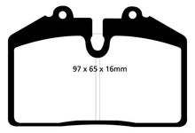 Cargar imagen en el visor de la galería, EBC 92-93 Porsche 911 (964) 3.6 Carrera RS America Redstuff Front Brake Pads