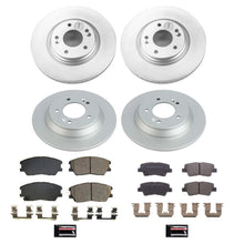 Cargar imagen en el visor de la galería, Power Stop 20-21 Kia Soul Front &amp; Rear Z17 Coated Brake Kit