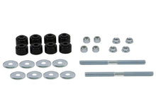 Cargar imagen en el visor de la galería, Whiteline Plus Universal Sway Bar Link Threaded Rod w/ Poly Bushes 140mm