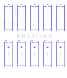 King Engine Bearings Nissan Ga14DE/Ga16DE/Qg18DE (Size +0.50mm) Main Bearing Set