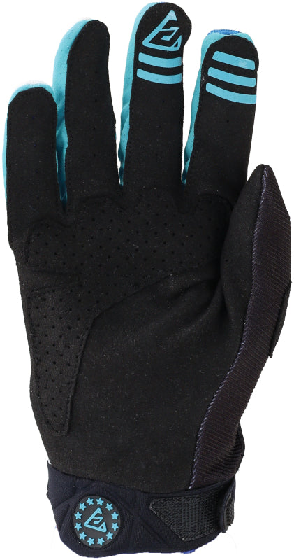 Answer 25 Peak Flo Gloves Black/Blue/White - XL