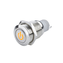 Cargar imagen en el visor de la galería, Oracle Power Symbol On/Off Flush Mount LED Switch - Amber