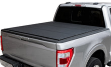 Cargar imagen en el visor de la galería, Access 17-24 Nissan Titan/16-24 Nissan Titan XD 6ft 6in Bed LOMAX Tri-Fold Cover - Diamond Plate