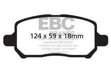 Cargar imagen en el visor de la galería, EBC 05-10 Chevrolet Cobalt 2.2 4 Lug Greenstuff Front Brake Pads