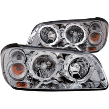 Cargar imagen en el visor de la galería, ANZO 2002-2003 Nissan Maxima Crystal Headlights w/ Halo Chrome