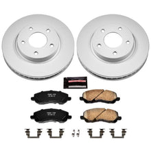 Cargar imagen en el visor de la galería, Power Stop 07-12 Dodge Caliber Front Z17 Evolution Geomet Coated Brake Kit