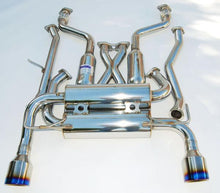 Load image into Gallery viewer, Invidia 07+ Infiniti G37 Coupe Gemini Single Layer Titanium Tip Cat-back Exhaust