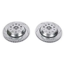 Cargar imagen en el visor de la galería, Power Stop 07-17 Lexus LS460 Rear Evolution Drilled &amp; Slotted Rotors - Pair