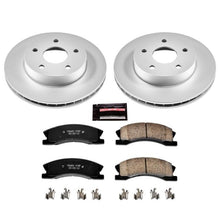 Cargar imagen en el visor de la galería, Power Stop 99-04 Jeep Grand Cherokee Front Z17 Evolution Geomet Coated Brake Kit