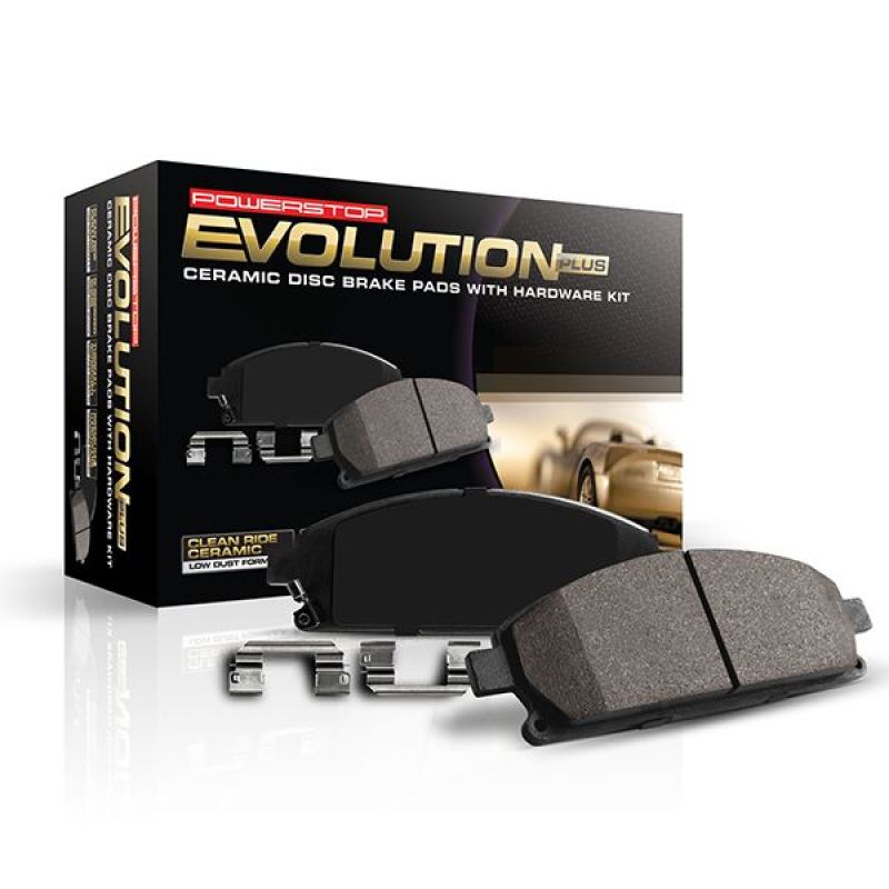 Power Stop 2021 Mazda CX-5 Front Z17 Evo Ceramic Brake Pads w/Hardware