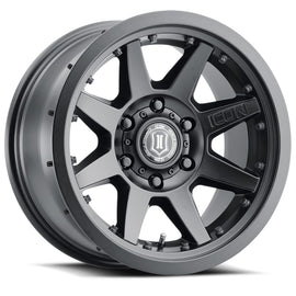 ICON Rebound Pro 17x8.5 / 5x5.5 / 0mm / 4.75in BS Satin Black Wheel
