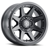 ICON Rebound Pro 17x8.5 / 5x5.5 / 0mm / 4.75in BS Satin Black Wheel