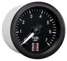 Cargar imagen en el visor de la galería, Autometer Stack 52mm 0-7 Bar M10 Male Pro Stepper Motor Fuel Pressure Gauge - Black