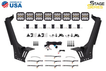 Cargar imagen en el visor de la galería, Diode Dynamics Jeep JL SS5 Sport CrossLink Windshield - White Combo Lightbar Kit
