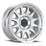 Raceline 952MC Aero 17x8.5in / 5x150 BP / 0mm Offset / 110.5mm Bore - Machined Wheel