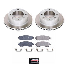 Cargar imagen en el visor de la galería, Power Stop 99-04 Ford F-350 Super Duty Rear Semi-Coated Rotor Kit