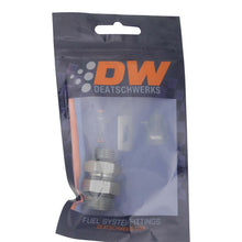 Cargar imagen en el visor de la galería, DeatschWerks 6AN ORB Male to 8AN ORB Male Swivel Adapter - Anodized DW Titanium