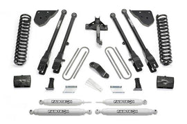 Fabtech 23-24 Ford F450/F550 4WD 6in 4 Link Lift Kit w/ Performance Shocks