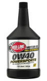 Red Line 0W40 Motor Oil Quart (For Four-Stroke Dirt Bikes/ATVs/Powersports Applications) - Single