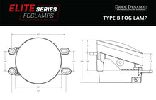 Load image into Gallery viewer, Diode Dynamics Elite Series Type B Fog Lamps - Yellow (Pair)