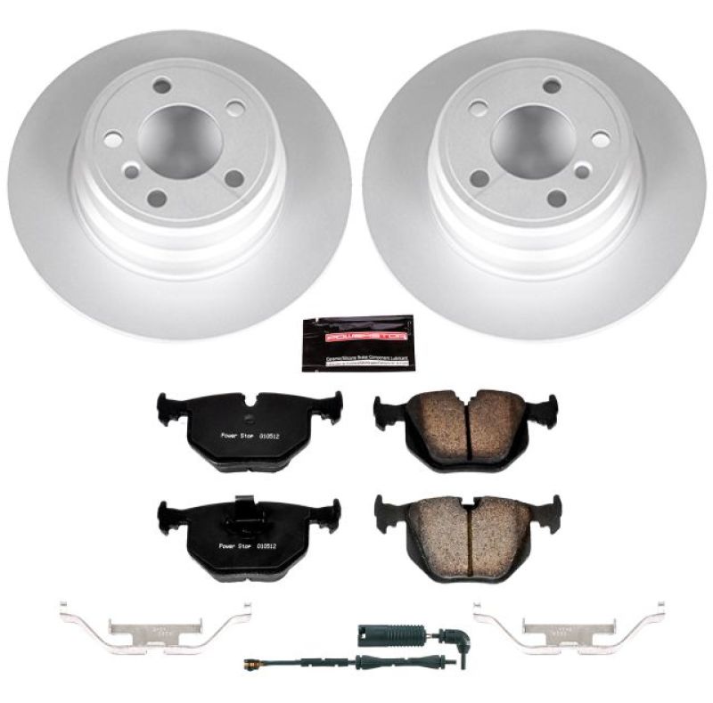 Power Stop 00-06 BMW X5 Rear Z23 Evolution Sport Coated Brake Kit