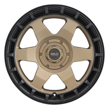 Cargar imagen en el visor de la galería, Weld Off-Road Ridge 17x9 - 5x114.3 / 5x127 BP - ET-12 - 78.1mm CB - Satin Bronze Wheel (Black Ring)