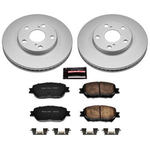 Cargar imagen en el visor de la galería, Power Stop 02-06 Toyota Camry Front Z17 Evolution Geomet Coated Brake Kit