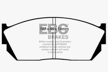 Cargar imagen en el visor de la galería, EBC 82-84 Honda Civic Hatchback 1.3 (5 Speed) Ultimax2 Front Brake Pads