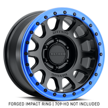 Cargar imagen en el visor de la galería, Method Beadlock Ring - 17in Forged - Style 1 - Blue
