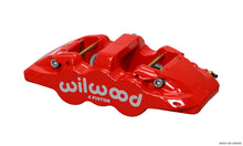 Cargar imagen en el visor de la galería, Wilwood Caliper-Aero4 - Red 1.12/1.12in Pistons 1.10in Disc