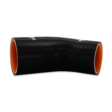 Cargar imagen en el visor de la galería, Mishimoto Silicone Reducer Coupler 45 Degree 2in to 2.5in - Black