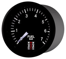Cargar imagen en el visor de la galería, Autometer Stack 52mm 0-7 Bar M10 Male Pro Stepper Motor Fuel Pressure Gauge - Black