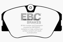Cargar imagen en el visor de la galería, EBC 86-93 Mercedes-Benz 190/190E 2.3 16v Ultimax2 Front Brake Pads