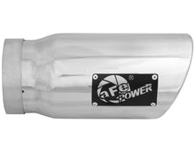 Cargar imagen en el visor de la galería, aFe Diesel Exhaust Tip Bolt On Polished 5in Inlet x 6in Outlet x 12in Long