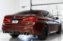 Cargar imagen en el visor de la galería, AWE Tuning 18-19 BMW M5 (F90) 4.4T AWD SwitchPath Axle-back Exhaust - Diamond Black Tips