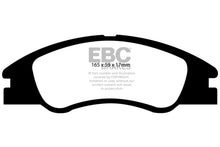 Cargar imagen en el visor de la galería, EBC 04-09 Kia Spectra 1.8 Greenstuff Front Brake Pads